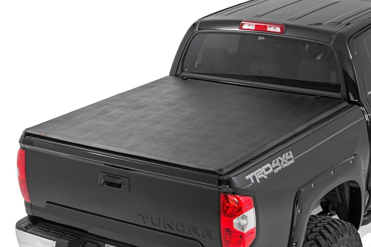 Toyota Tundra Soft Tri-Fold Bed Cover - Rough Country - Tri-Fold - '07-'24